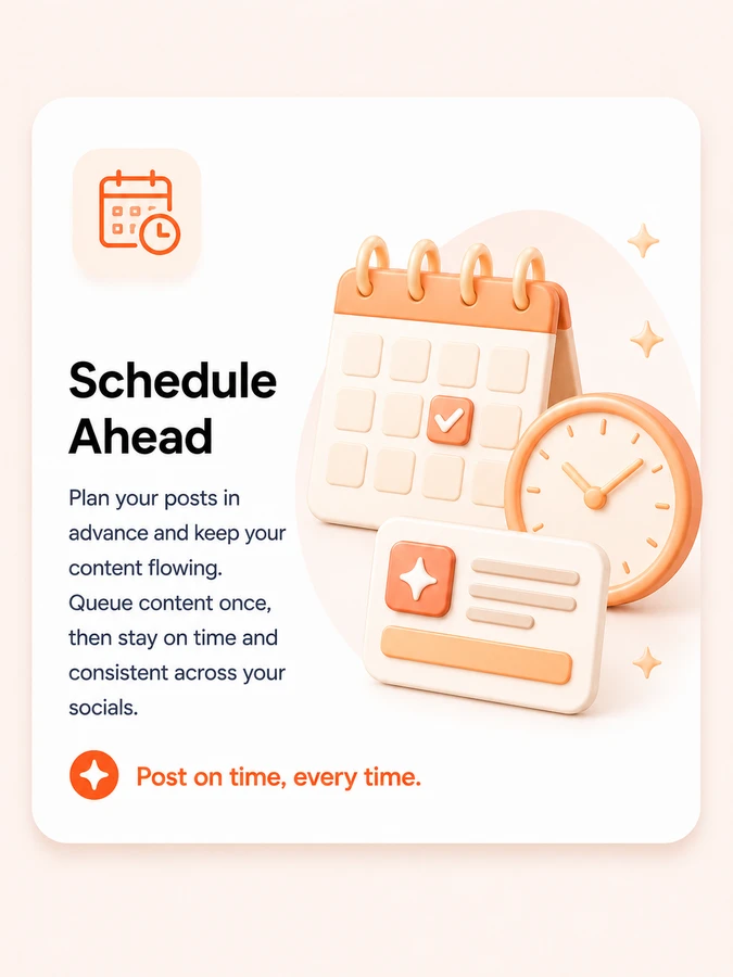 Schedule Ahead